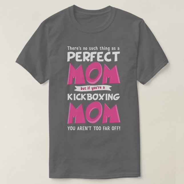 Funny Kickboxing Mamma Sayed T Shirt (Design framsida)