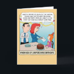 Funny Kid of Lawyers Birthday Kort<br><div class="desc">Här är ett lustigt födelsedagskort med en liten flicka vars advokat föräldrar vidtar de rätta rättsliga åtgärderna innan födelsedagsljus släcks. Tack för att du väljer den här originalsymbolen med © Chuck Ingwersen. Jag lägger ut tecknader varje dag på Instagram: https://www.instagram.com/captainscratchy</div>