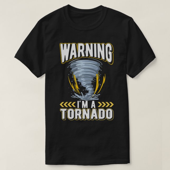 Funny Kid Tornado Älskare Weather Watching T Shirt (Design framsida)