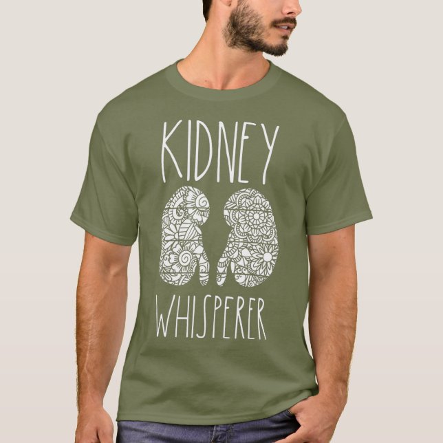 Funny Kidney Doktor presenterar Nephrology Nurse T Shirt (Framsida)