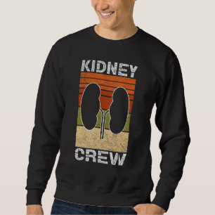 Funny Kidney Saker Nephrology Nurse Team Renal Dia Lång Ärmad Tröja