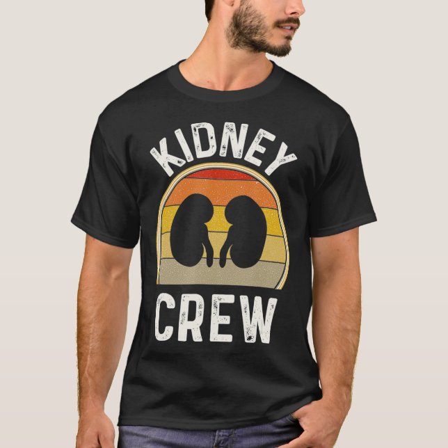 Funny Kidney Saker Nephrology Nurse Team Renal T Shirt (Framsida)