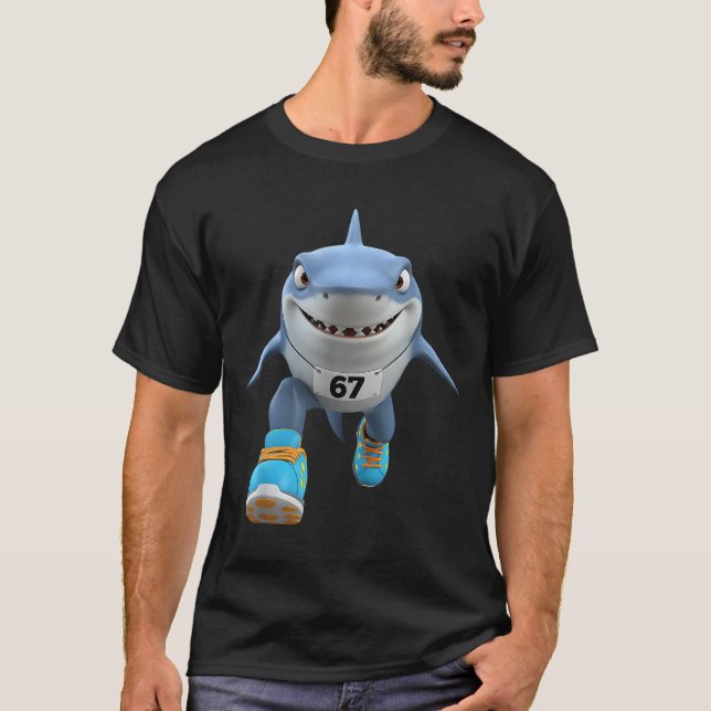 Funny Kids 67 Meme Tralalero Tralala Springer Ital T Shirt (Framsida)