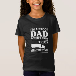 Funny kids shirt for trucker dads t shirt