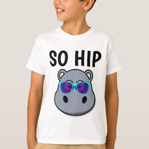 FUNNY KIDS T-Shirts, SO HIP HIPPO T Shirt