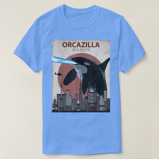 Funny Killer Whale Orca Älskare Gift T Shirt (Design framsida)