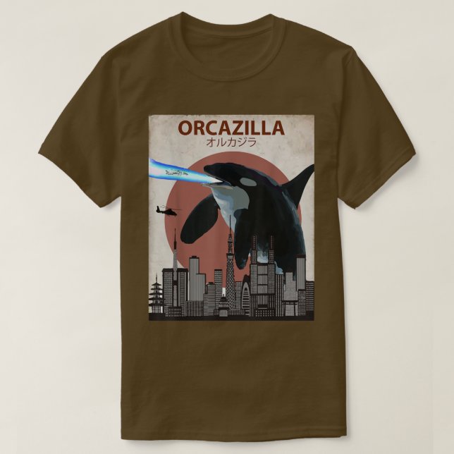 Funny Killer Whale Orca Lovers Gift  T Shirt (Design framsida)