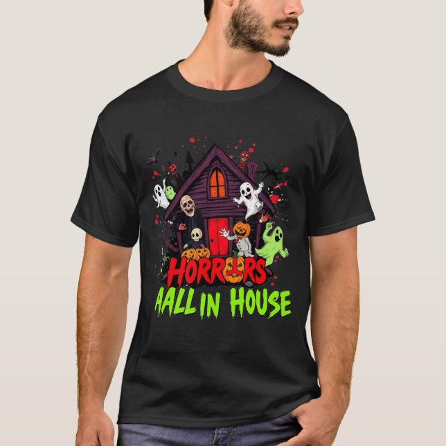 Funny Killers Halloween T-Shirt (Framsida)