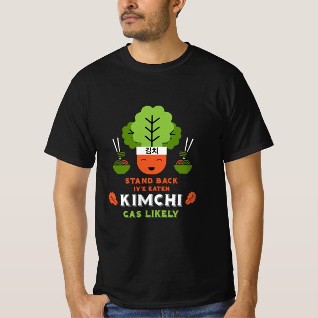 Funny Kimchi Eater T Shirt (Framsida)