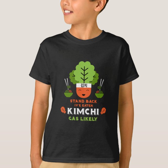 Funny Kimchi Eater T Shirt (Framsida)