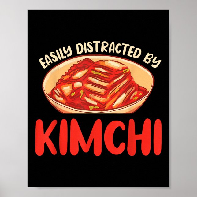 Funny Kimchi Sayed koreanska Bbq Älskare Poster (Framsidan)