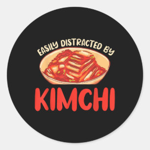 Funny Kimchi Sayed koreanska Bbq Älskare Runt Klistermärke