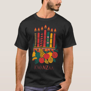 Funny Kinara Seven Candles Kwanzaa Firande 2 T Shirt