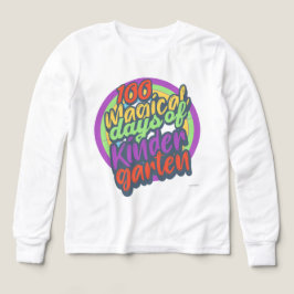 Funny Kindergarten 100th Day Sparkle Teacher Class T Shirt