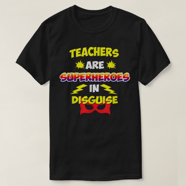 Funny Kindergarten Teacher - Superheroes Superpow T Shirt (Design framsida)