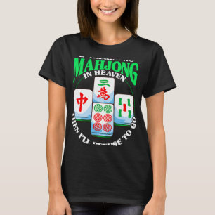 Funny kinesisk Mahjong Tile Game T Shirt