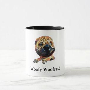 Funny kinesisk shhar Pei Hund Mugg