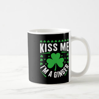 Funny Kiss Me Jag är Ginger Irish Family St Patric Kaffemugg
