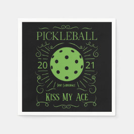 Funny Kiss My Ace Pickleball Pappersservett