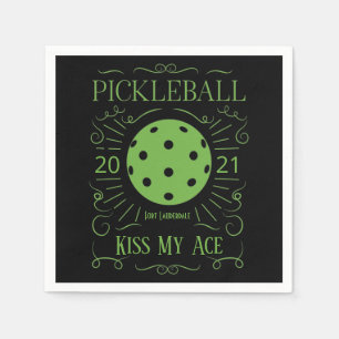 Funny Kiss My Ace Pickleball Pappersservett