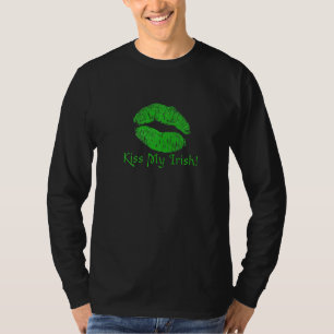 Funny Kiss My Irish St Patrick's Unisex Party Drin T Shirt