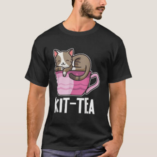 Funny Kit-te eller kattunge Aldrig Colorful cat oc T Shirt