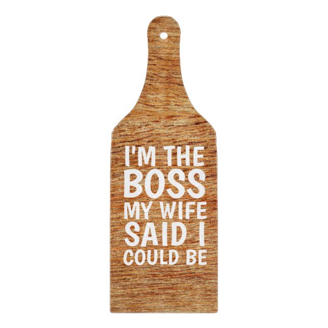 FUNNY KITCHEN PADDLES, JAG ÄR CHEF (Framsidan)