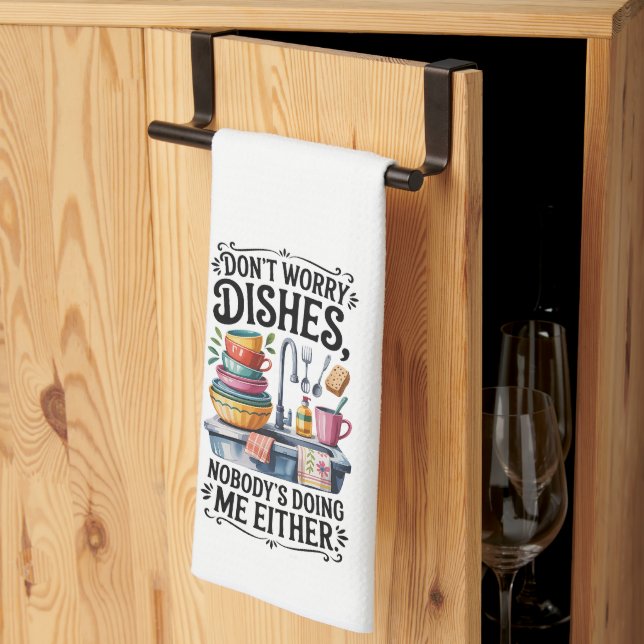 Funny Kitchen Series Design #7 Kökshandduk (Thirds Fold)