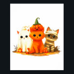Funny Kitten Witch Y Halloween Pumpkin Cat Hallowe Poster<br><div class="desc">Funny Kitten Witch Y Halloween Pumpkin Cat Halloween Kid</div>