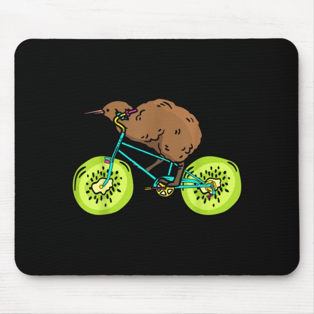 Funny Kiwi Biker Cycling Gift New Zealand  Musmatta (Framsidan)