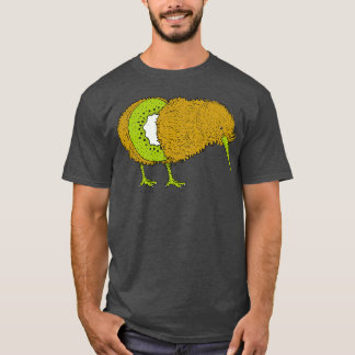 Funny Kiwi Bird Illustration Kiwi Fruit Kiwi Bird T Shirt