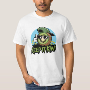 Funny Kiwi Fruit Graphic Tees för daglig Bära T Shirt