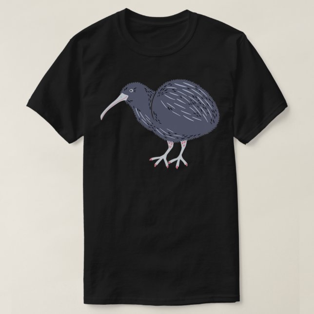 Funny Kiwi Gift Nya Zeeland T Shirt (Design framsida)