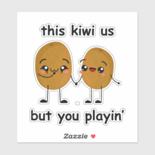 Funny Kiwi Klistermärken