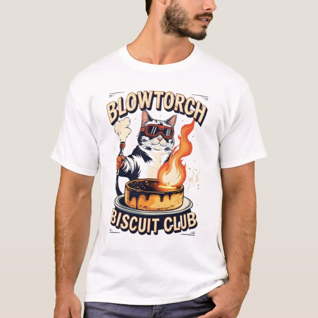 Funny Klubb för Cat bakery Biscuit T Shirt (Framsida)