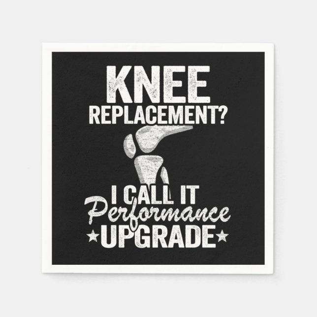 Funny Knee Replacement Surgery Performance Upgrade Pappersservett (Framsidan)