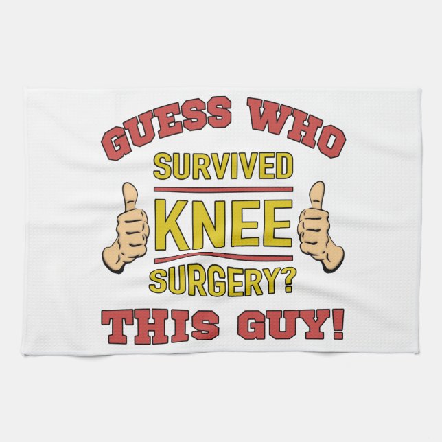 Funny Knee Surgery Kökshandduk (Horisontell)