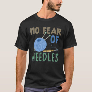 Funny Knitting Humor, Knitting Nål Pun, Knitter T Shirt