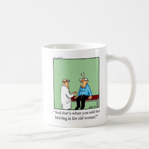 Funny Knitting Humor Mugg Gift