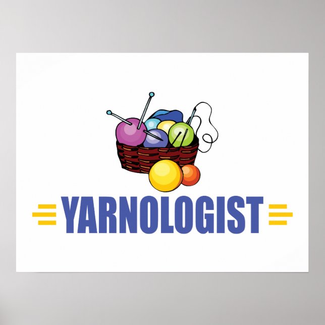 Funny Knitting Poster (Framsidan)