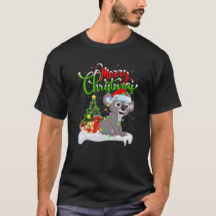 Funny Koala Animal Lover Julafton Lighting Koala C T Shirt