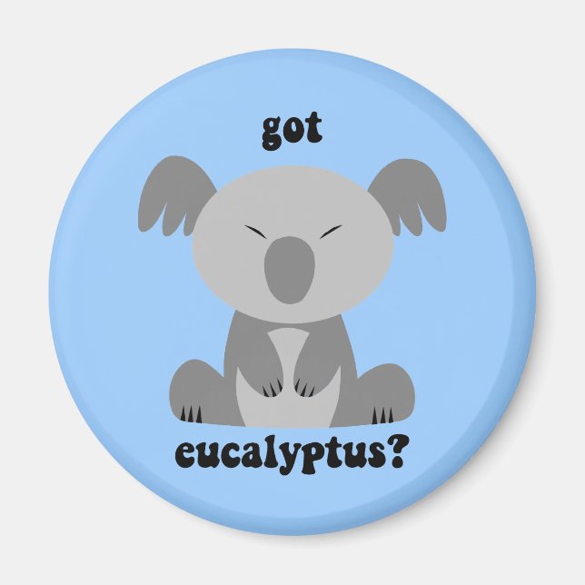 Funny Koala Bear Magnet (Framsidan)