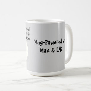 Funny Koala Mamma "still clinging on" Cute Mamma G Kaffemugg