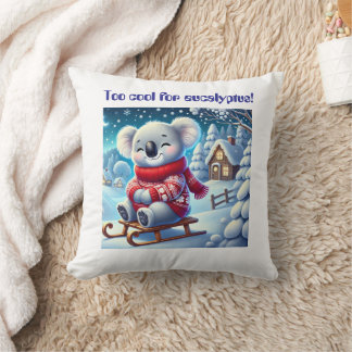 Funny Koala Nursery Pillow for Kids’ Rooms Kudde