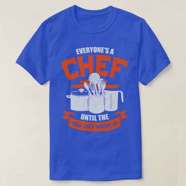 Funny kokproffs Chef Gift T Shirt (Design framsida)