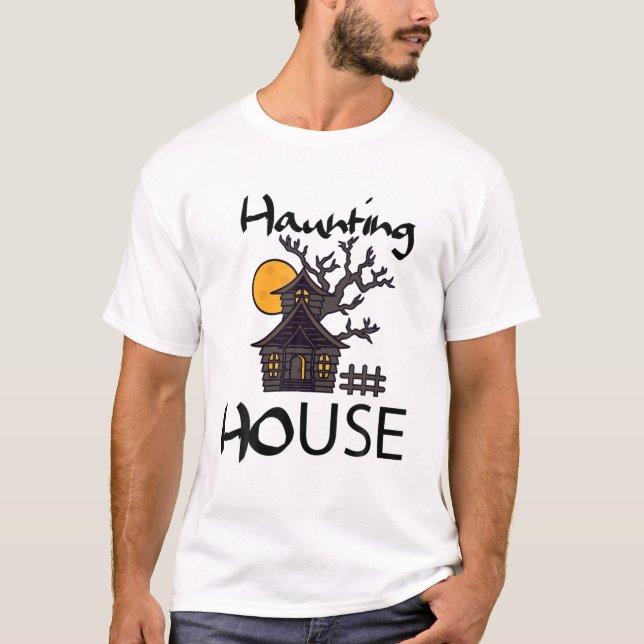 Funny Konstig House T Shirt (Framsida)