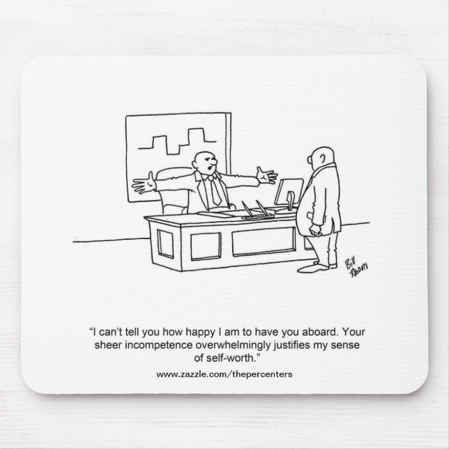 Funny Kontors humor Mouse Pad Gift Musmatta (Framsidan)