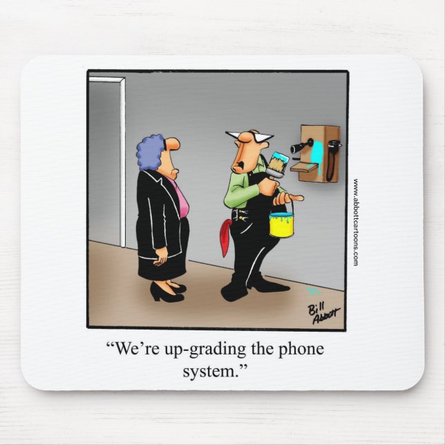 Funny Kontors humor Mouse Pad Gift Musmatta (Framsidan)