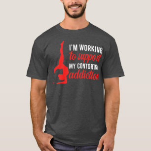 Funny kontortionist Circus Gymnast Exercise Traini T Shirt