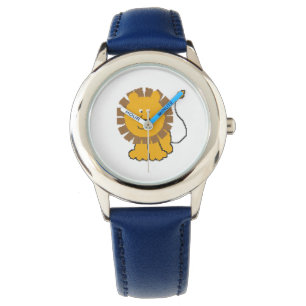 Funny kor-stygn tecknad Lejon Armbandsur